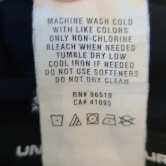 Under Armour Men's Full Zip Navy Jacket Size M - Picture 8 of 9